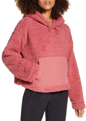 Женская толстовка с капюшоном Zella Cassie из искусственного меха средний размер розовая розово-лиловая - новая с ценниками - Изображение 1 из 4