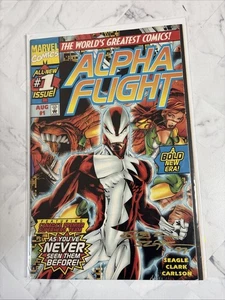 Alpha Flight #1 (Marvel Comics 1997) SIGNED STEVE SEAGLE - Picture 1 of 8