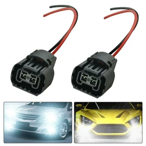 Quality Car Lamp Holders Bulb Fog Light H16 Wire Pigtail Female 1A 5202 - Picture 1 of 9