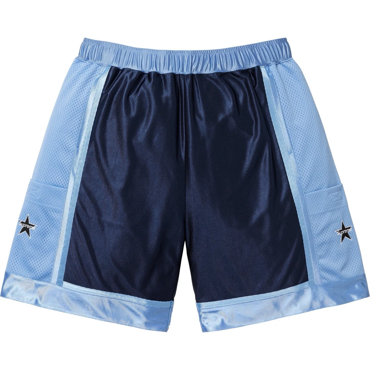 ウェア Supreme Side Pocket Basketball Short L Supreme Side Pocket Basketball Short SS25 Size XL Blue Poly Eyelet
