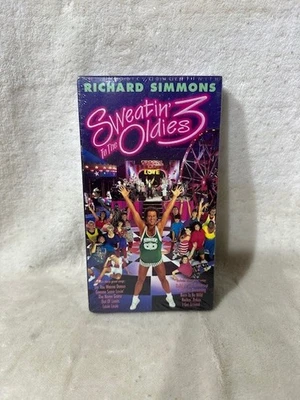Sweatin’ to the Oldies 3 VHS – Richard Simmons – Brand New Factory Sealed – Work - Image 1 of 4