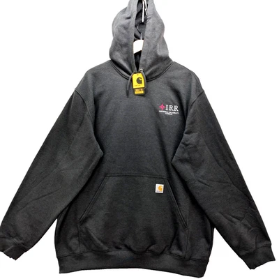 Sudadera con Capucha Carhartt Para Hombres 2XL Gris K121 Calce Suelto Peso Medio Pullover NUEVO Foto 1 de 4