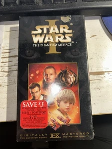 Star Wars Episode 1 (1999) The Phantom Menace NEW SEALED VHS (w/ Pepsi Mail In) - Picture 1 of 2