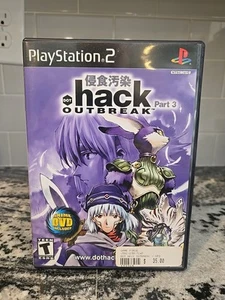 .hack OUTBREAK (Sony PlayStation 2, 2003) PS2 Dot Hack Teil 3, ohne DVD, TOP - Bild 1 von 9