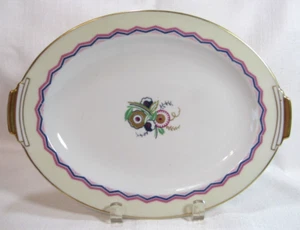 L Bernardaud B&C Limoges France Vintage Art Deco BER465 Oval Serving Platter GC - Picture 1 of 8