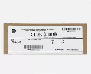 1756-L63 /B ControlLogix 2MB Memory Controller 1756-L63 NEW Allen Bradley - Picture 1 of 2