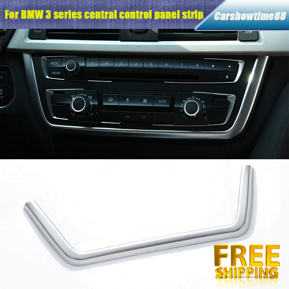 Ajuste para BMW Serie 3 4 GT F30 F34 F36 13-19 Control Central Decoración Tira Borde Foto 1 de 4
