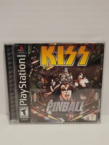 KISS Pinball (Sony PlayStation 1 PS1) Black Label Complete Tested - Picture 1 of 4