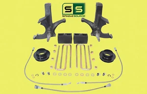 HUSILLOS 6.5"/4", BLKS, ESPACIADOR, BKLN SIN L. SE ADAPTA A 88-00 CHEVY C2500/C3500 2x2 8 tacos - Imagen 1 de 1