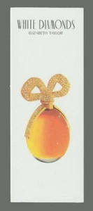 Carte publicitaire - advertising card - White Diamonds d'Elizabeth Taylor - Picture 1 of 1
