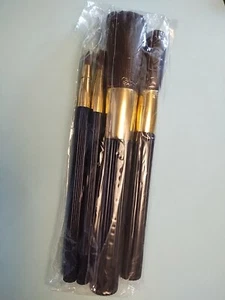 Vintage Estee Lauder Eyeshadow, Blush, & More Makeup Brush Set - Blue - New - Picture 1 of 3