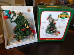 Annalee Club 2004 MEMBERSHIP KIT Winter Woodland Friends Christmas Tree #969204 - Picture 1 of 3