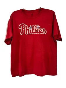 Philadelphia Phillies Hunter Pence #3 T-Shirt - Mens X-Large Red - Picture 1 of 3