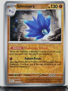 HOLO INVERSO Glimmora 126/193 Casi Nuevo/M - Raro - Tarjeta de Pokémon Evolucionada Paldea - Imagen 1 de 2