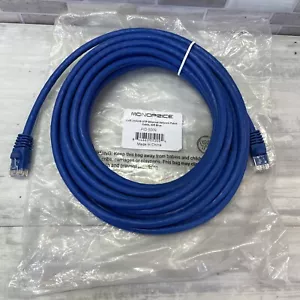 Cable de red Ethernet Monoprice 20' 24AWG Cat6 UTP azul 105009, envío gratuito a EE. UU. - Imagen 1 de 5
