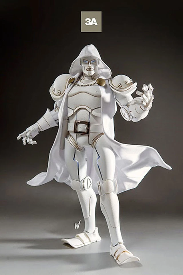 Figura exclusiva de Ashley Wood ThreeA 3A Marvel Doctor Doom 1/6th Ghost Bambaland Foto 1 de 4