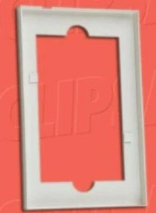 4x Clipsal SATURN RANGE MOUNTING FRAMES 86x34x11mm 1-Gang BLACK *Aust Brand - Picture 1 of 1