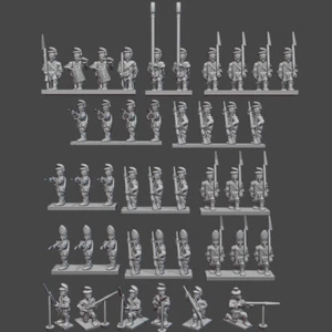 48x 15mm/1:100th AWI British Highlanders (Turner Miniatures) - Picture 1 of 1