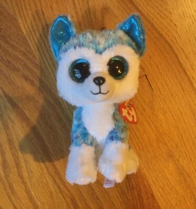 Ty SKYLAR the HUSKY BEANIE BOO - 6” JUSTICE STORE EXCLUSIVE - NEW - Picture 1 of 4