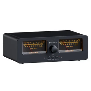 Fosi LC30 Amplifier/Speaker Selector Box 2Analog VU Meter DB Display Black AU - Picture 1 of 10
