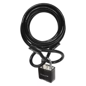 Sunlite Key Lock & Cable Lock Sunlt Cbl 8mmx6f W/pad-key Coil Blk - Picture 1 of 1