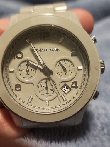 Orologio Michael Kors Oversize Grigio Ceramica [RARO]MK5580 CINTURINO DA SOSTITUIRE