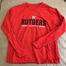 Fanatics - Rutgers Scarlet Knights Lacrosse - Long Sleeve T Shirt - Men's XL