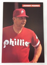 1991 Philadelphia Phillies Medford Photo Card-Johnny Podres 