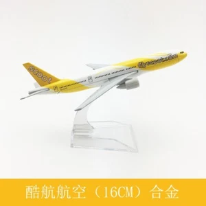 1/400 Singapore Scoot Boeing 777 Modelo de avión Avión 16CM Coleccionable - Imagen 1 de 7