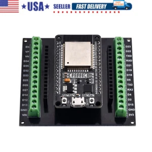 ESP32 ESP32S CP2102 2,4 GHz WiFi Bluetooth Entwicklungsboard + Erweiterungsboard USA - Bild 1 von 19