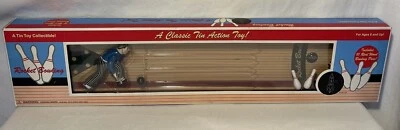 Rocket Bowling A Classic Tin Action Toy Vintage Tin Toy Complete Set - Image 1 of 4