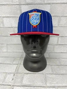 heilemans old style beer Hat  Blue Pinstripes American Needle New With Tags - Picture 1 of 7
