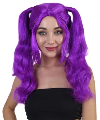 Pelucas de coleta Dolly | Pelucas de Halloween con disfraces listas para eventos de fiesta HW-382A Foto 1 de 4