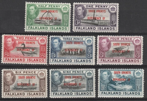 Falklands 1944  South Orkneys  mint hinged Cover