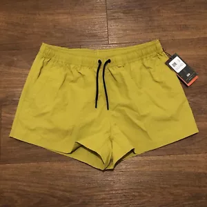 NEU Mountain Hardwear Damen Stryder Badeshorts Größe Medium grün gelb - Bild 1 von 9