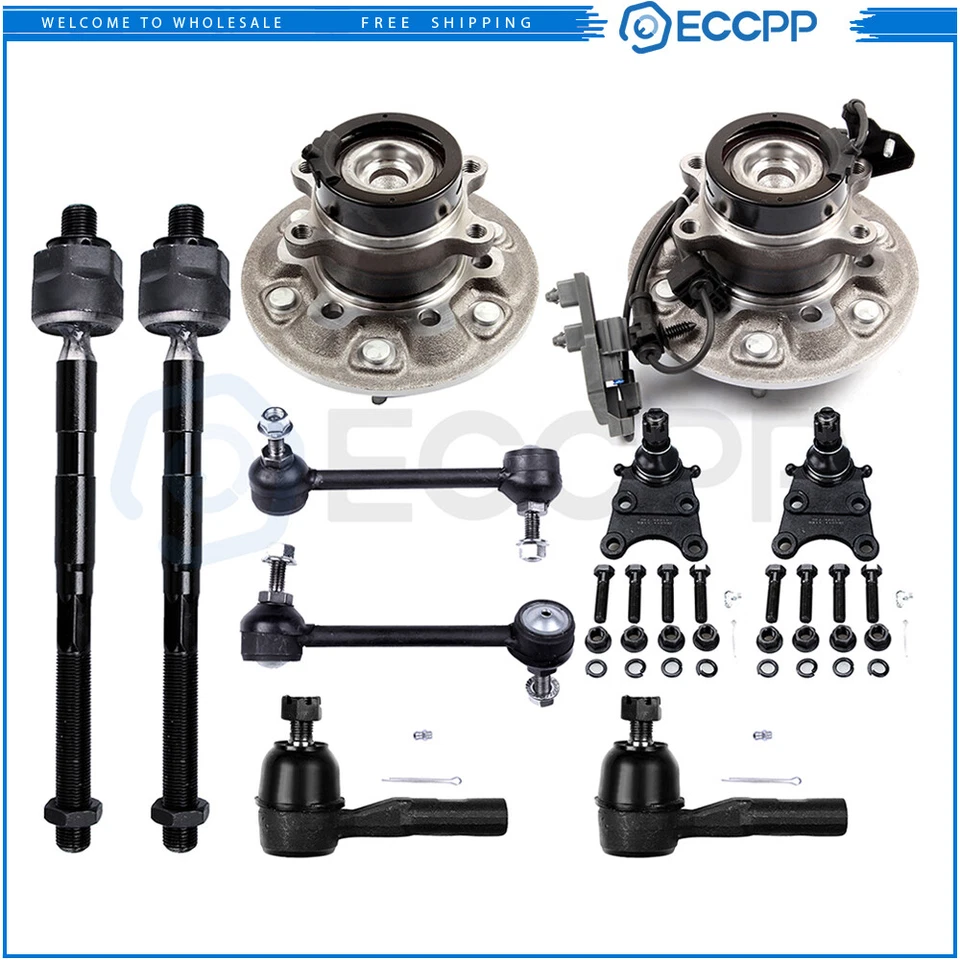 Barra estabilizadora de extremo de varilla de amarre de dirección de rótula delantera 10 unidades para GMC Canyon 2006-2008 Foto 1 de 4