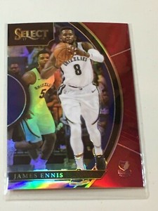 F41007  2017-18 Select Prizms Maroon #53 James Ennis /199 GRIZZLIES