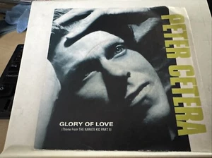 Peter Cetera - Glory Of Love 7" Vinyl Single Record P/S - Picture 1 of 6