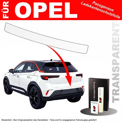 Lackschutzfolie Ladekantenschutz für Opel Mokka B Mokka-e ab 2021 Transparent - Bild 1 von 4