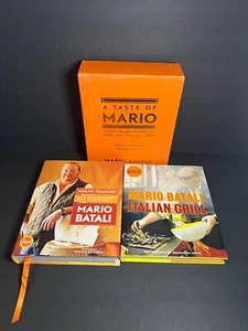 A Taste of Mario Batali 2 Part Book Set - Simple Italian Recipes to Cook & Grill - Picture 1 of 11