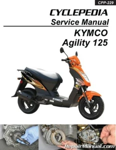 Cyclepedia KYMCO Agility 125 Scooter Printed Service Manual - Picture 1 of 1