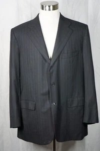 Hand Tailored KITON Napoli Sportcoat Size 46R Pinstripe - Picture 1 of 8