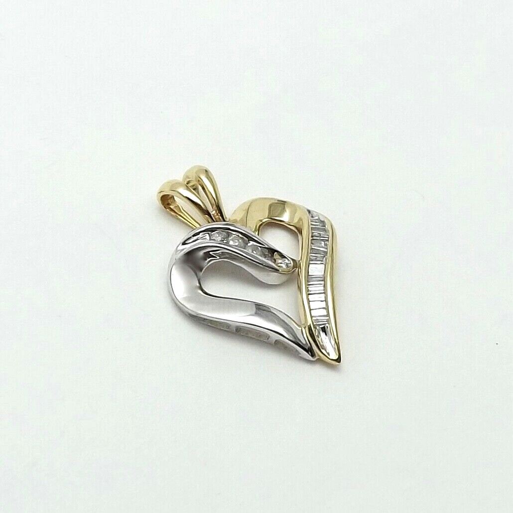 Gold JWBR 1/5ctw Round Baguette Diamond 