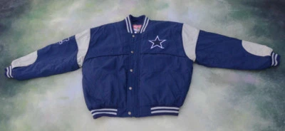 Jaqueta vintage Nutmeg Mills NFL Dallas Cowboys tamanho G. - Imagem 1 de 4