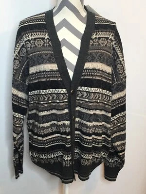 Suéter Cárdigan Florence Tricot Tejido Grande Coogi Cosby Mezcla de Lana Nórdico Foto 1 de 4