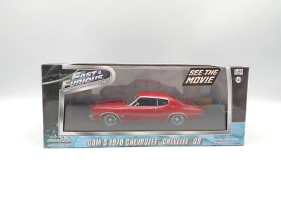 Greenlight - Fast And Furious Dom's Chevrolet Chevelle SS 1970 -  Miniature 1/43 - Photo 1/4