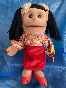 Marioneta de guante hispana niña marioneta de Sunny Toys - Imagen 1 de 1