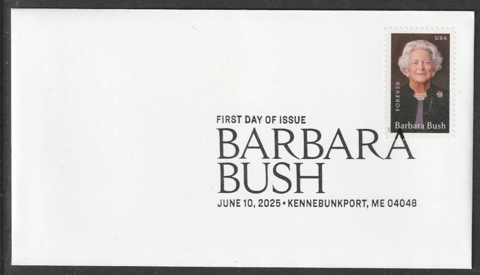 US 6022 Barbara Bush BWP FDC 2025 - Image 1 of 1