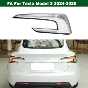 Right Side Tail Light Clear Lens Cover Shell Housing For Tesla Model 3 2024-2025 - Picture 1 of 9