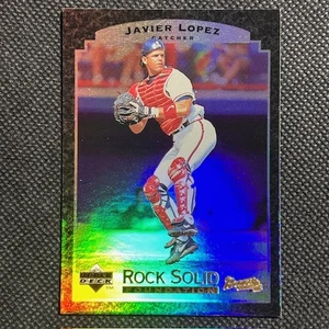 1997 Upper Deck Rock Solid Foundation Javier Lopez #RS15 Atlanta Braves - Picture 1 of 2